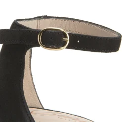 Sandalen|Pumps|Horsch Schuhe Sandalette in Übergrößen Schwarz