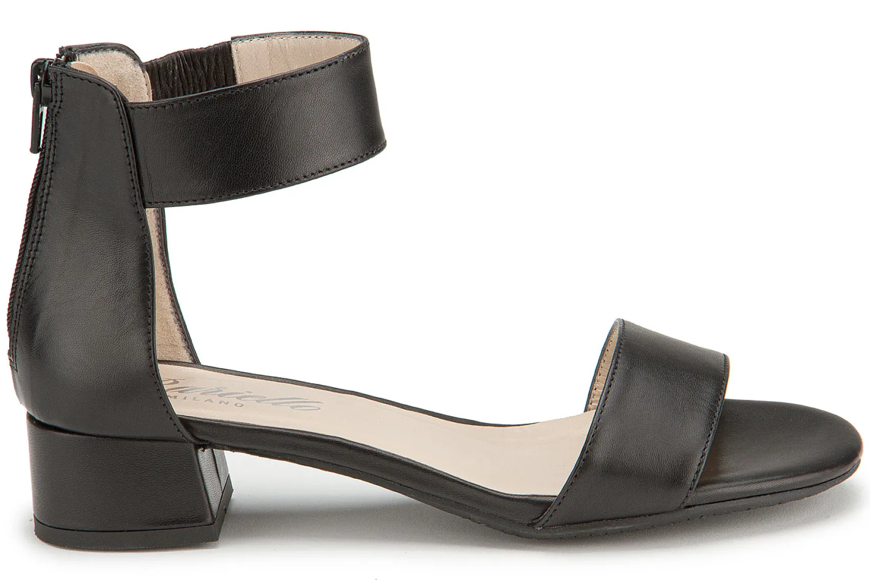 Sandalen|Horsch Schuhe Sandalette in Übergrößen Schwarz
