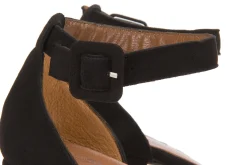 Sandalen|Horsch Schuhe Sandalette in Übergrößen Schwarz