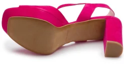 Sandalen|Horsch Schuhe Sandalette in Übergrößen Pink