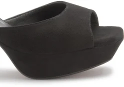 Sandalen|Horsch Schuhe Sandalette in Übergrößen Schwarz