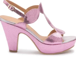 Sandalen|Horsch Schuhe Sandalette in Übergrößen Rosa