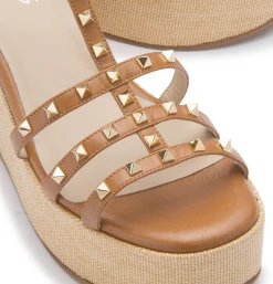 Sandalen|Horsch Schuhe Sandalette in Untergrößen Braun