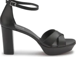 Sandalen|High Heels|Horsch Schuhe Sandalette in Untergrößen Schwarz