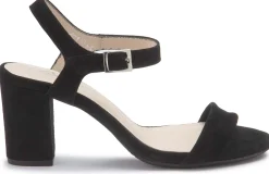Sandalen|Horsch Schuhe Sandalette in Untergrößen Schwarz