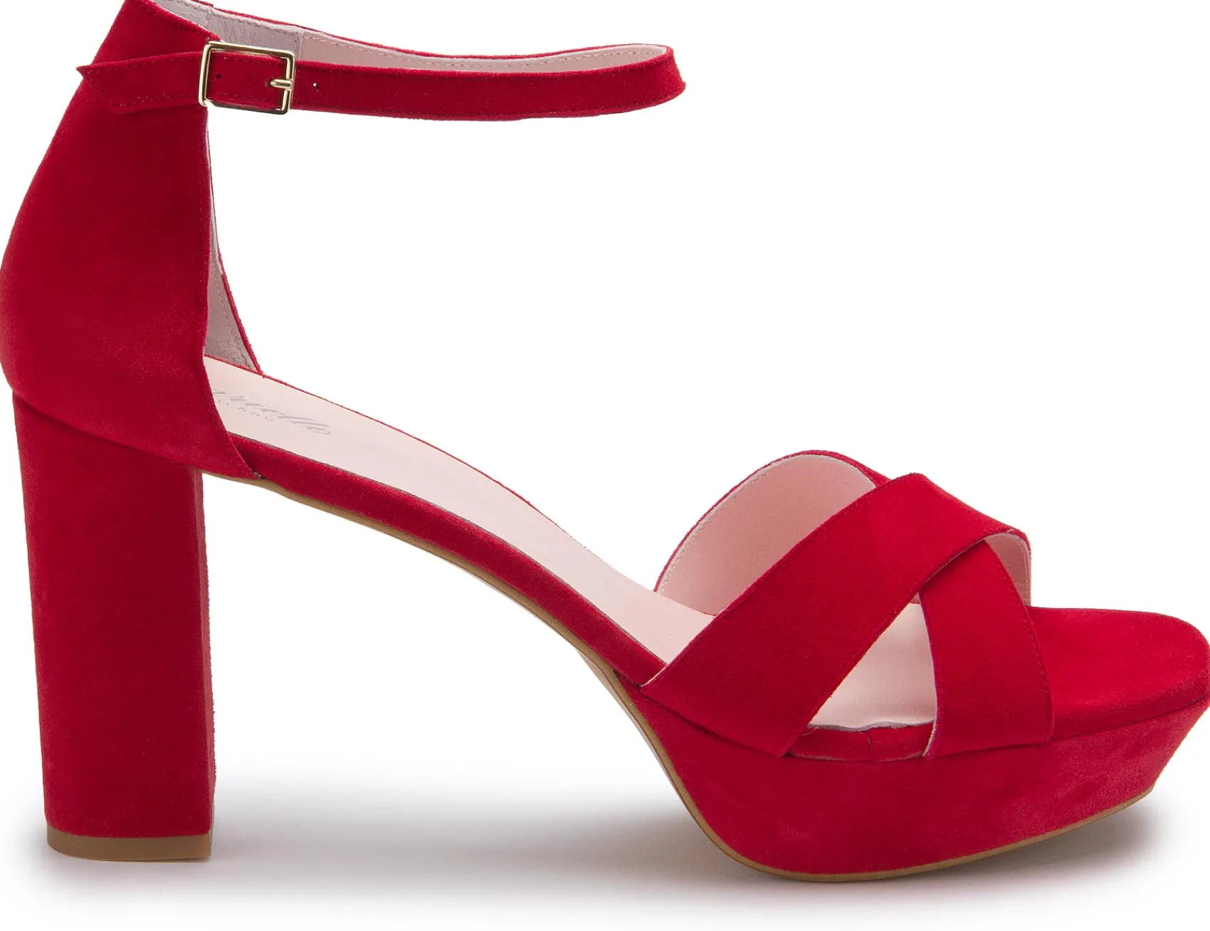 Sandalen|High Heels|Horsch Schuhe Sandalette in Untergrößen Rot