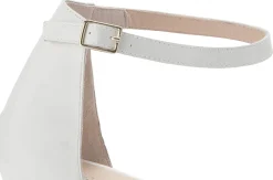 Sandalen|High Heels|Horsch Schuhe Sandalette in Untergrößen Weiß