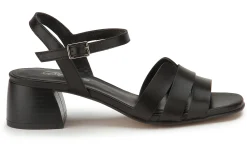 Sandalen|Horsch Schuhe Sandalette in Untergrößen Schwarz