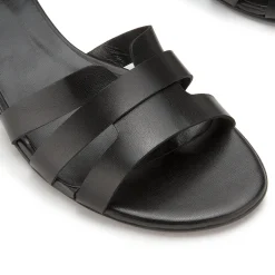 Sandalen|Horsch Schuhe Sandalette in Untergrößen Schwarz