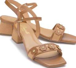 Sandalen|Horsch Schuhe Sandalette in Untergrößen Beige