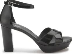 Sandalen|High Heels|Horsch Schuhe Sandalette in Untergrößen Schwarz