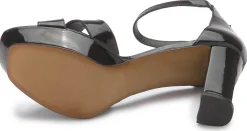 Sandalen|High Heels|Horsch Schuhe Sandalette in Untergrößen Schwarz