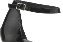 Sandalen|High Heels|Horsch Schuhe Sandalette in Untergrößen Schwarz