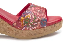 Sandalen|Horsch Schuhe Sandalette in Untergrößen Rot