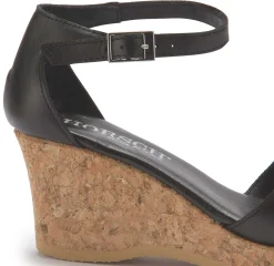 Sandalen|Horsch Schuhe Sandalette in Untergrößen Schwarz