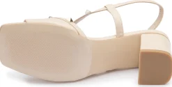 Sandalen|Horsch Schuhe Sandalette in Untergrößen Beige
