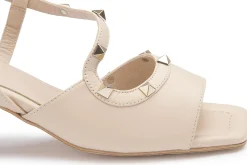 Sandalen|Horsch Schuhe Sandalette in Untergrößen Beige