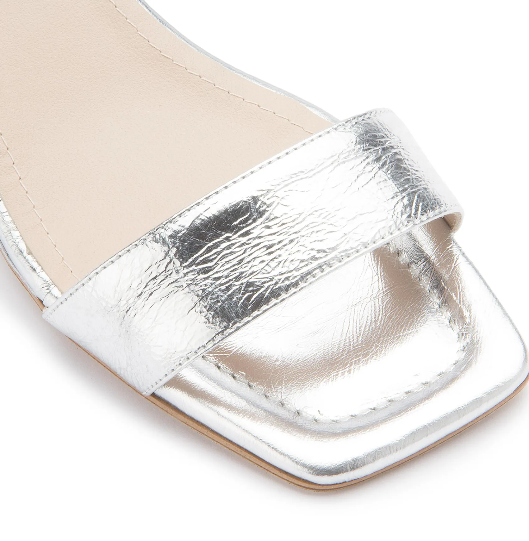 Sandalen|Horsch Schuhe Sandalette in Untergrößen Silber