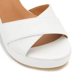 Sandalen|High Heels|Horsch Schuhe Sandalette in Untergrößen Weiß