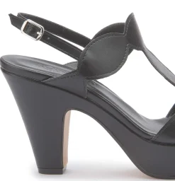 Sandalen|Horsch Schuhe Sandalette in Untergrößen Schwarz