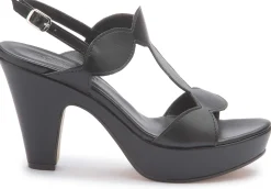 Sandalen|Horsch Schuhe Sandalette in Untergrößen Schwarz