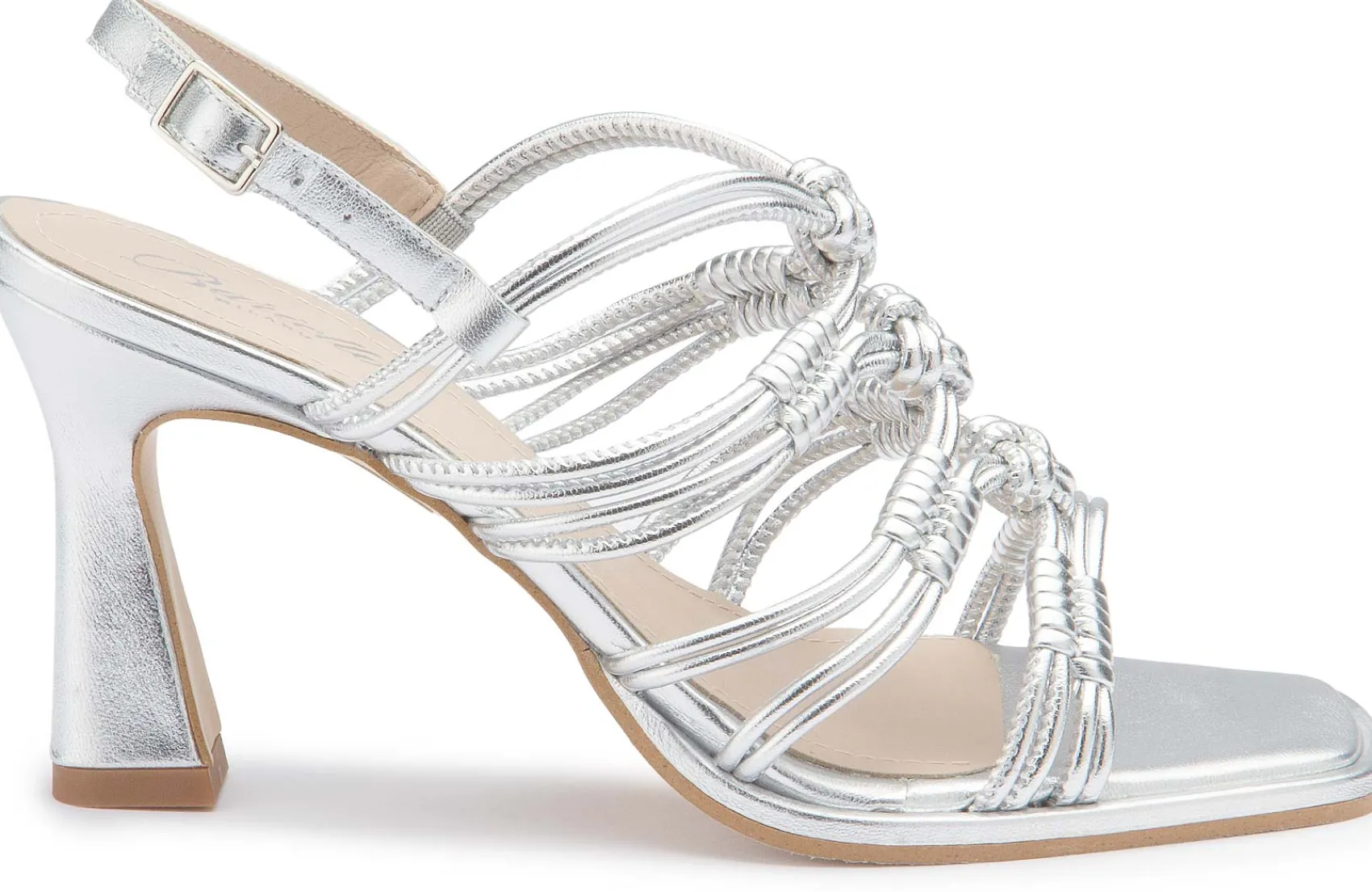Sandalen|Horsch Schuhe Sandalette in Untergrößen Silber