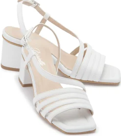Sandalen|Horsch Schuhe Sandalette in Untergrößen Weiß