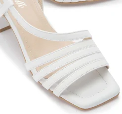 Sandalen|Horsch Schuhe Sandalette in Untergrößen Weiß
