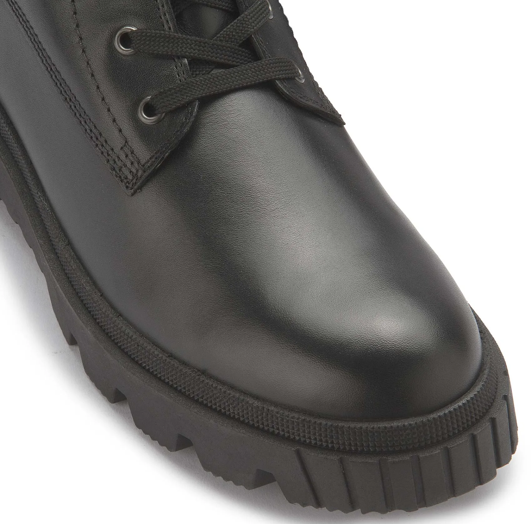 Stiefeletten|Gabor Schnürboot in Übergrößen Schwarz