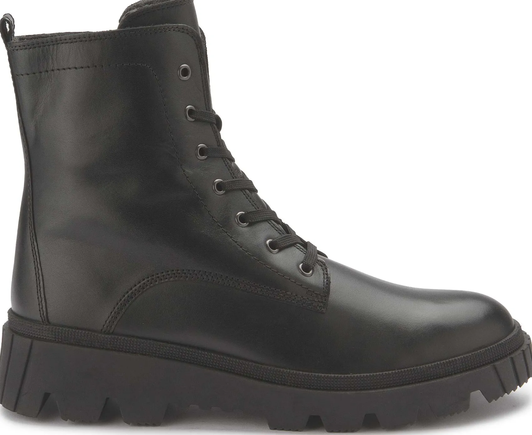 Stiefeletten|Gabor Schnürboot in Übergrößen Schwarz
