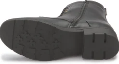 Stiefeletten|Fitters Schnürboot in Übergrößen Schwarz
