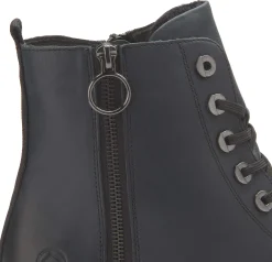 Stiefeletten|Remonte Schnürboot in Übergrößen Blau