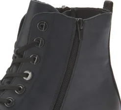 Stiefeletten|Remonte Schnürboot in Übergrößen Blau