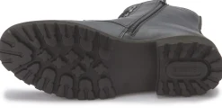 Stiefeletten|Remonte Schnürboot in Übergrößen Blau