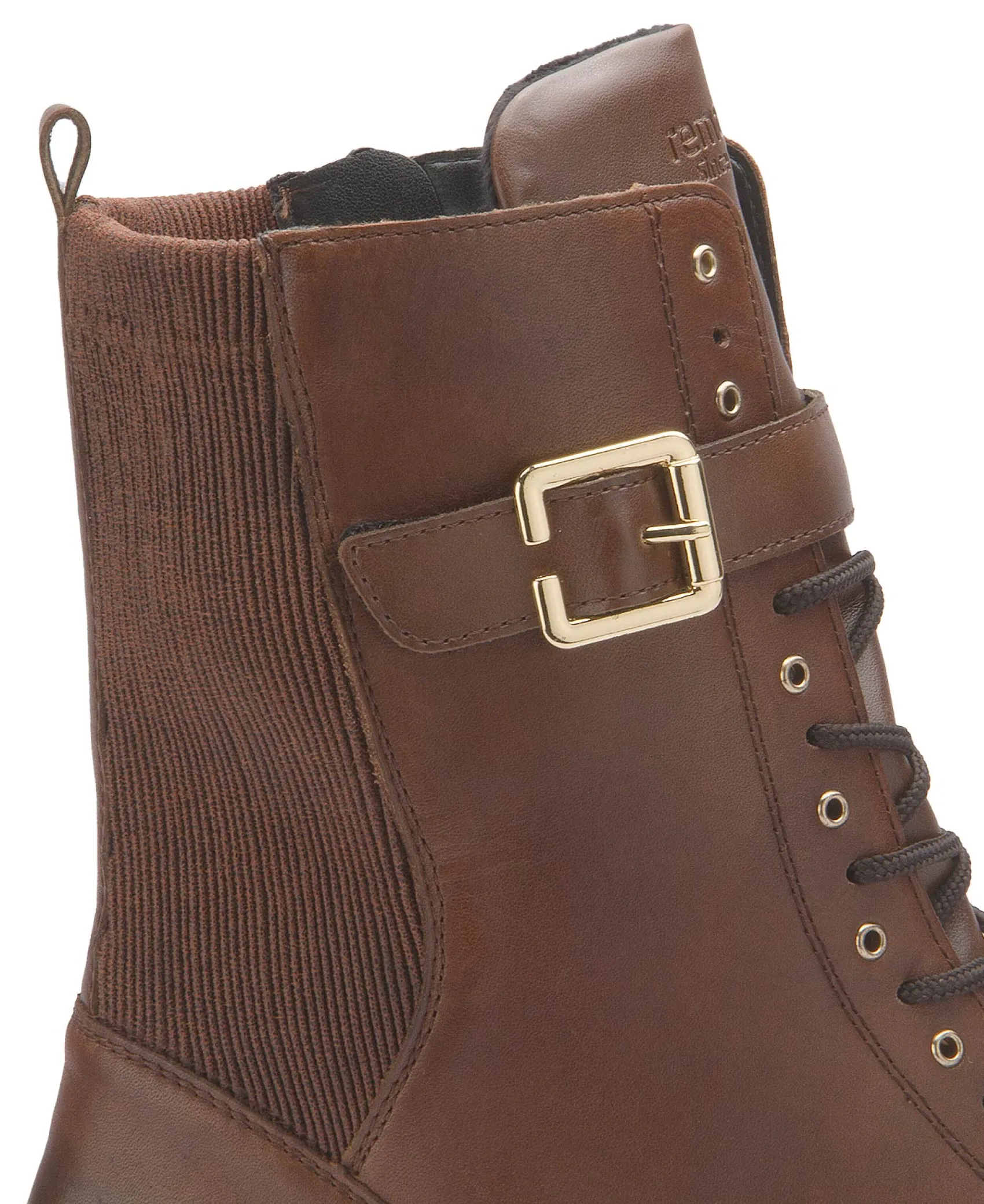 Stiefeletten|Boots|Remonte Schnürboot in Übergrößen