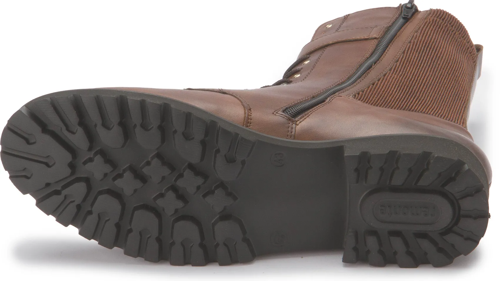 Stiefeletten|Boots|Remonte Schnürboot in Übergrößen