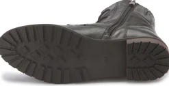 Stiefeletten|Everybody Schnürboot in Übergrößen Schwarz