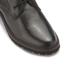 Stiefeletten|Everybody Schnürboot in Übergrößen Schwarz