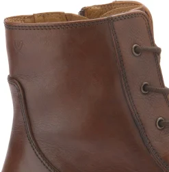 Stiefeletten|Everybody Schnürboot in Übergrößen Braun