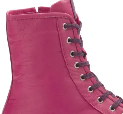 Stiefeletten|Horsch Schuhe Schnürboot in Übergrößen Pink