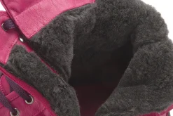 Stiefeletten|Horsch Schuhe Schnürboot in Übergrößen Pink