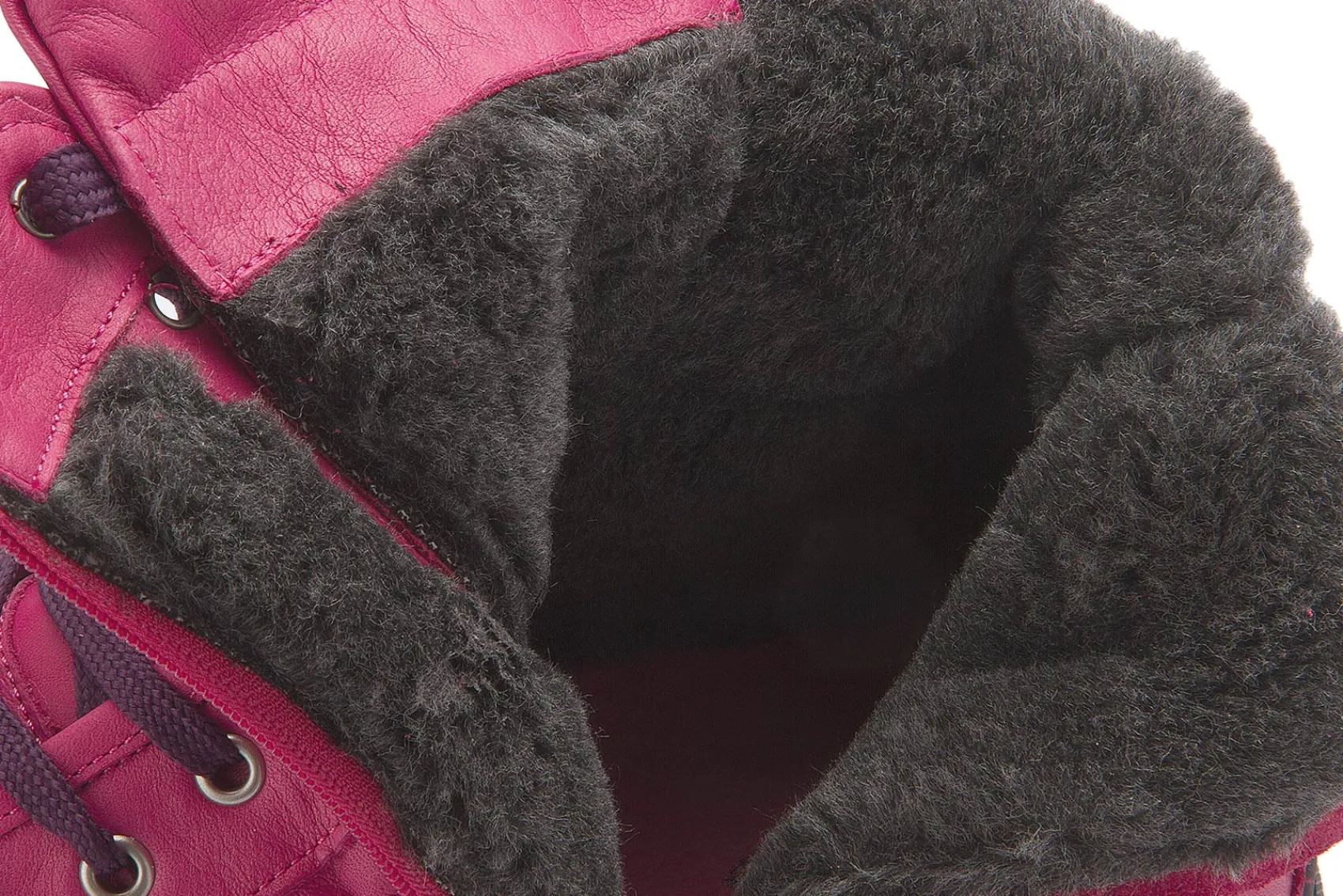 Stiefeletten|Horsch Schuhe Schnürboot in Übergrößen Pink
