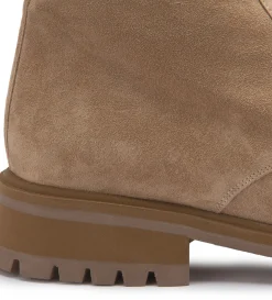 Stiefeletten|Horsch Schuhe Schnürboot in Übergrößen Beige