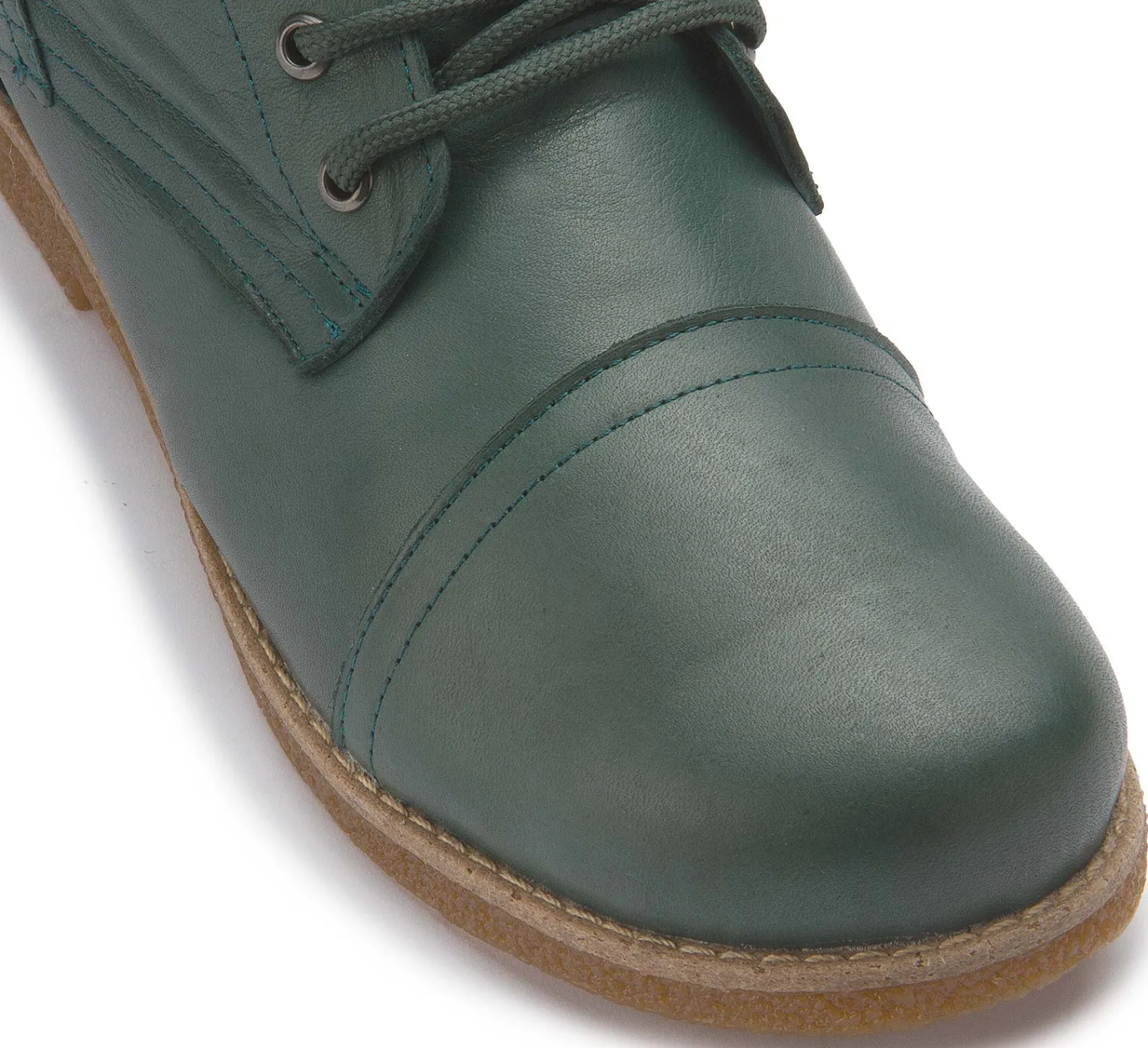 Stiefeletten|Horsch Schuhe Schnürboot in Übergrößen Grün