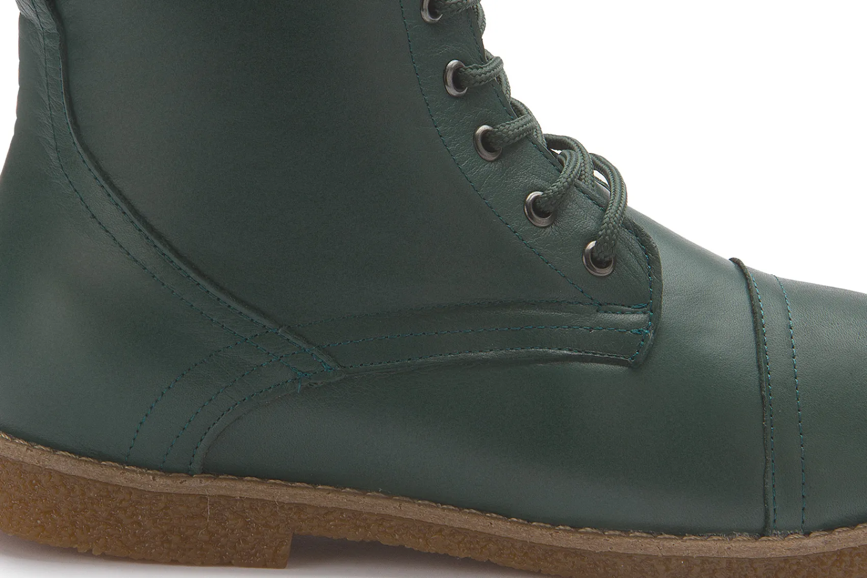 Stiefeletten|Horsch Schuhe Schnürboot in Übergrößen Grün