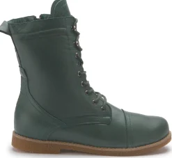 Stiefeletten|Horsch Schuhe Schnürboot in Übergrößen Grün