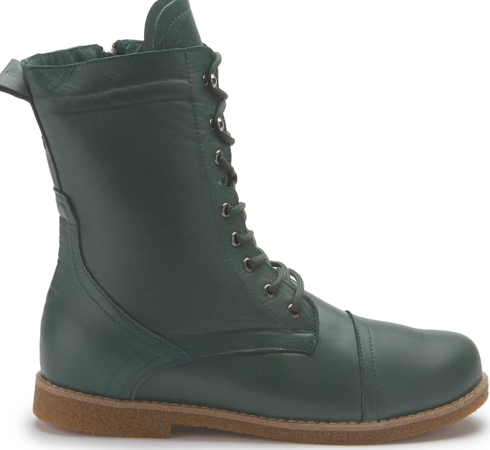 Stiefeletten|Horsch Schuhe Schnürboot in Übergrößen Grün