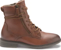 Stiefeletten|Tamaris Schnürboot in Übergrößen Braun