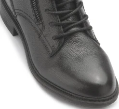 Stiefeletten|Tamaris Schnürboot in Übergrößen Schwarz