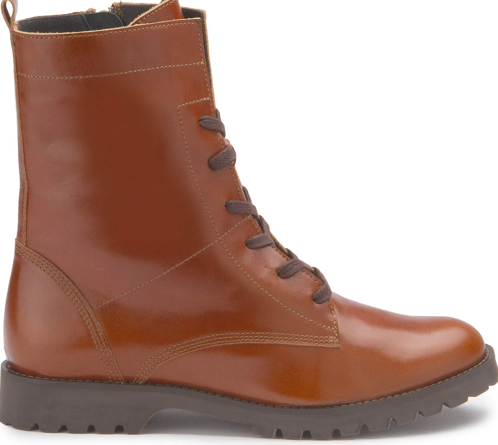 Stiefeletten|Horsch Schuhe Schnürboot in Übergrößen Braun